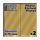 Green Stuff World Modelling Supply Squares - 0.75mm New