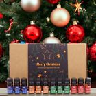 Christmas Aromatherapy Fragrance Oils Set - 12 Pack Kit Box Gift Bottles Boxed