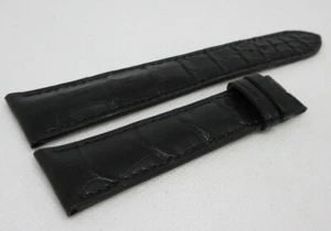New Camille Fournet 22mm Black Alligator Strap Bag Genuine XL - Picture 1 of 5