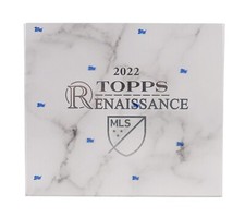 2022 Topps MLS Renaissance Soccer Factory Sealed Hobby Box