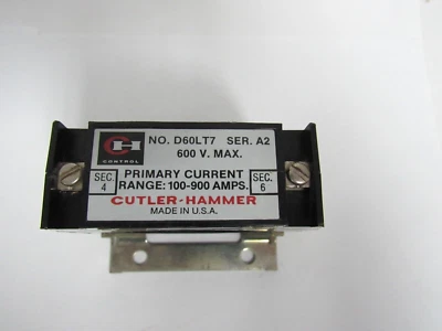 CUTLER HAMMER D60LT7 SER.A2 CURRENT TRANSFORMER 600V.MAX - Image 1 of 4