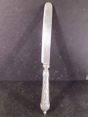 Vintage German Wilkens .800 Silver  8 1/4" KNIFE   Mono G - Image 1 of 3