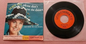 Doris Day 45 Please Don't Eat The Daisies / Here We Go Again 4-41630 vg+ w PS - Picture 1 of 2