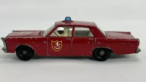 Vintage Lesney Matchbox Series Superfast No. 55/59 Ford Galaxie Fire Chief Car - Picture 1 of 12