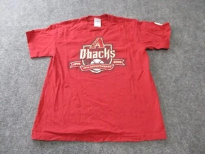 Arizona Diamondbacks Shirt Youth Extra Large Red Cotton Boys Short Sleeve MLB - Picture 1 of 9