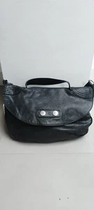 McQ Alexander McQueen Black Leather Handbag with Silver Studs - Season 2011-2012 - Picture 1 of 16