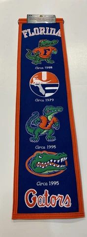 Florida Gators NCAA Winning Streak Embroidered Heritage Banner! Cover