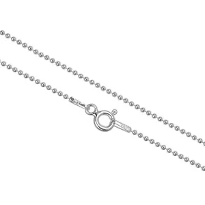 Collar, tobillera o pulsera de cadena bola de plata esterlina de 1,2 mm en 7 - 36 pulgadas - Imagen 1 de 6