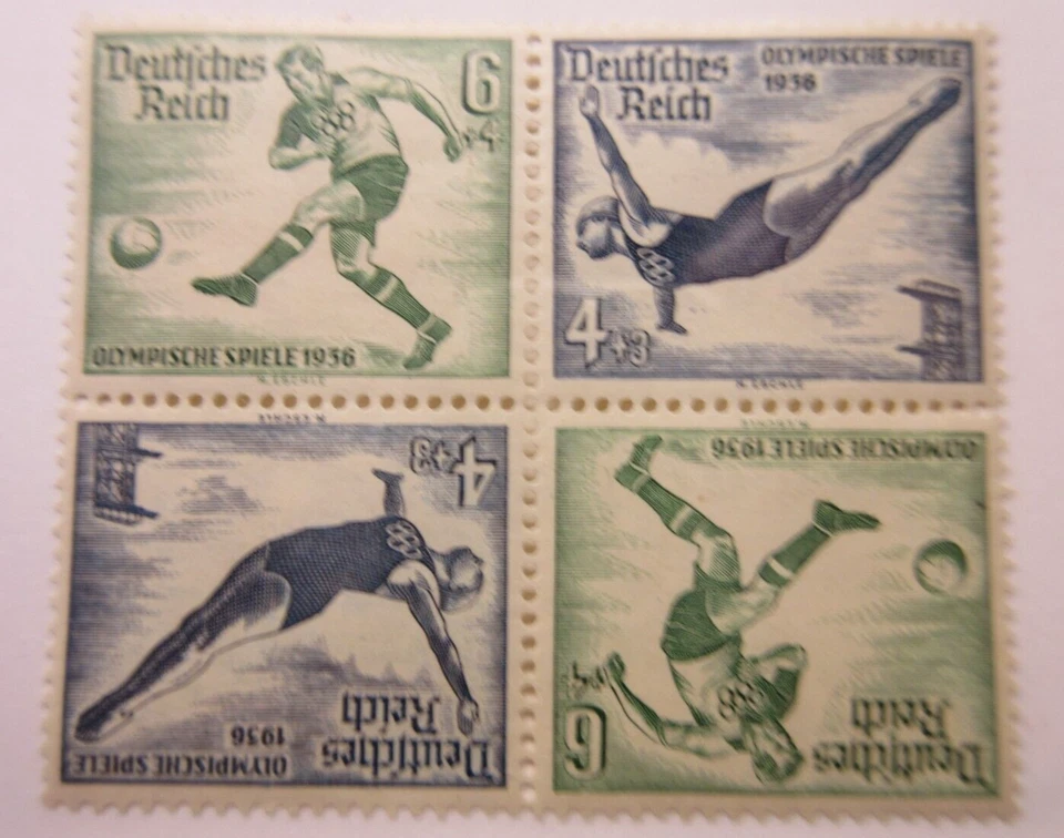 GERMANY Zusammendrucke, Michel: SK27 BLOCK OF 4, (1of2), MNH, Lot26, Cat €60 - Image 1 of 1