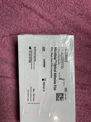100 NOVO FILME ADESIVO ÓPTICO APLICADO BIOSYSTEMS MICROAMP 4311971 - Imagem 1 de 2