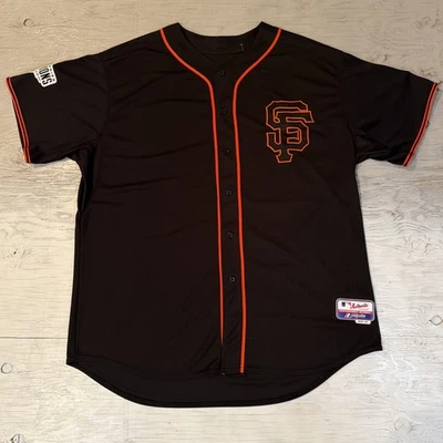 Majestic San Francisco Giants 2012 World Series Championship Sewn Jersey Sz 60 - Image 1 of 4