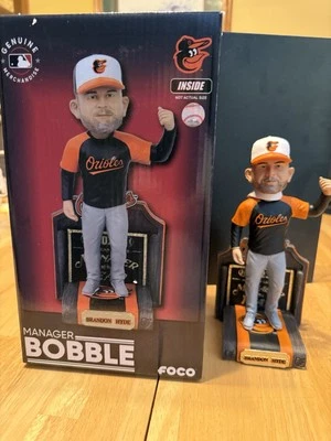 2023 Brandon Hyde Baltimore Orioles Manager Of The Year FoCo Bobblehead - Image 1 of 4
