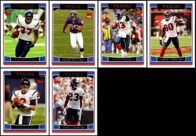 Lote de tarjetas Topps Houston Texans 2006 (6) - Casi desaparecidas - Consigue la tuya antes que ellos'... Foto 1 de 2
