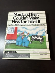 INFOCOM NORD AND BERT PC IBM COMPLETE 1987 Interactive Fiction Text Adventure - Picture 1 of 6