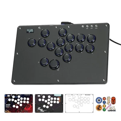 COSMOX Gaming HautePad U Series U16 Black Leverless Controller Arcade Stick - Image 1 of 4