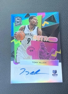 2022-23 Panini Spectra Basketball RetroSpect Tony Allen Auto 81/99 - Bild 1 von 2