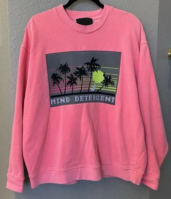 Sudadera para mujer Alexander Wang parche detergente mental coral algodón talla M Foto 1 de 4