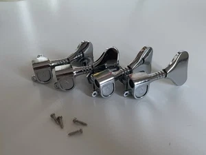 Vintage Schaller M4 Bass Machineheads Made In W. Germany Tuners In Line - Picture 1 of 7