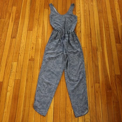 Patagonia Fleetwith Romper Jumpsuit Womens Small Blue Floral Pockets Sleeveless - Image 1 of 4