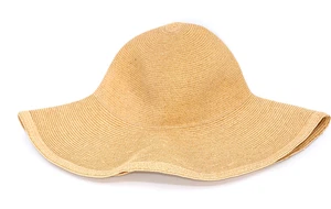 B0 Authentic ERIC JAVITS Squishee Beige Woven Packable Summer Hat - Picture 1 of 4
