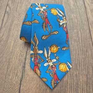 Corbata vintage de seda Wile E Coyote Looney Tunes Vincent - Imagen 1 de 8