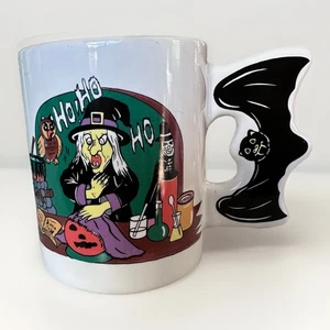 Vintage Halloween Hexe Tasse - Bild 1 von 2