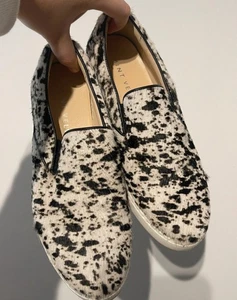Mint Velvet Black & White Pattern Shoes - Picture 1 of 8