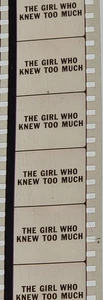 35mm Rolle The Girl Who Knew To Much Adam West REEL 1 ONLY 1969 - Bild 1 von 8