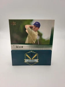 Mike Weir 2001 Upper Deck Golf Rookie Card - Picture 1 of 3
