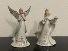 2004 Hawthorne Village King Gaspar and Angel of Prayer Collection Figurines