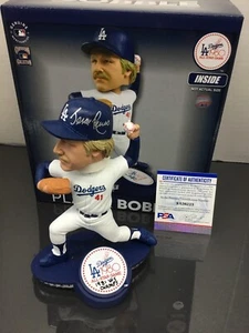 JERRY REUSS DODGERS SIGNED 1980 ALLSTAR GAME FOCO BOBBLEHEAD '81 WS CHAMPS" PSA - Picture 1 of 7