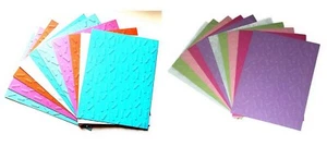 10 SPRINKLES Birthday Embossed A2 Card Fronts Cardstock - You Choose Color - Picture 1 of 5