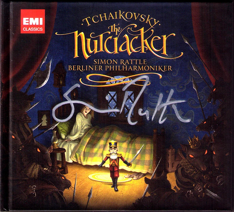Simon RATTLE Signiert TCHAIKOVSKY The Nutcracker Der Nussknacker GA 2CD Delux Ed - Bild 1 von 1