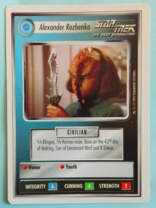 Star Trek CCG - Federation Personnel: Alexander Rozhenko (uncommon)