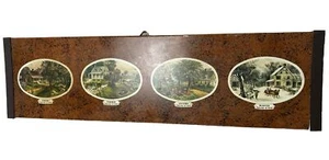 Vtg Currier & Ives Hot Plate Food Warmer WARM-O-MATIC 4 Seasons 25 X 7 Buffet - Picture 1 of 13