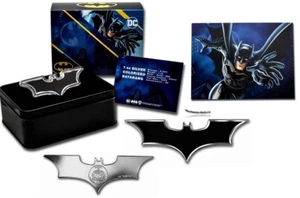BATMAN BATARANG SILVER COIN - Picture 1 of 11