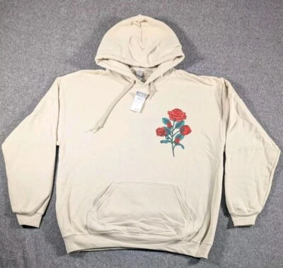 Sudadera Pullover Rue21 Beige\Crema Sudadera Nunca Conformes Con Menos Grande Rosa Foto 1 de 4