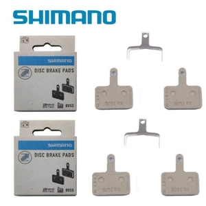 2 Pairs Shimano B05S-RX Resin Disc Brake Pads Mountain Bicycle fit MT200 MT400 - Picture 1 of 5