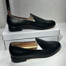 J.Jill Casual Loafer SHU1355691 Black Pointed Toe Block Heel Womens Shoes Size 9