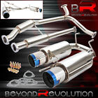For 1998-2002 Accord 3.0 V6 Steel Dual Catback Exhaust 2.5" Piping 4.5" Burn Tip