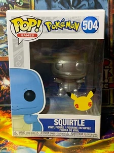 Funko Pop Pokemon #504 Squirtle  Action Figure Toys New - Picture 1 of 5