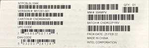 Intel NTPCBLSL104K 1U SlimSas Cable x4 MB to HSBP Kit NEW BROWN BOX - Picture 1 of 1