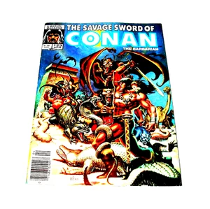The Savage Sword Of Conan #123 1986 Marvel Magazine - Picture 1 of 3
