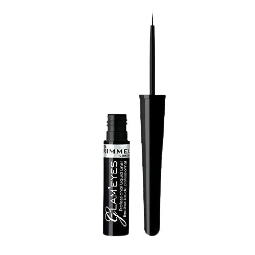 Rimmel Glam'eyes Professional Liquid Eye Liner - Black Glamour X3  - Image 1 of 1
