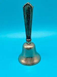 Small Webster Sterling 925 Handled Table Bell 4 inches Vintage - Picture 1 of 5