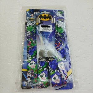 Dc Batman Joker Suspenders One Size Fits Most cards laugh villain  - Picture 1 of 6