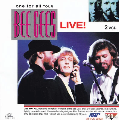 BEE GEES - 2 VIDEO-CD - ONE FOR ALL TOUR - LIVE ! - Bild 1 von 2
