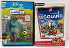 Bundle Pc Cd-rom Computer Games - Legoland & Disney Monsters Inc.