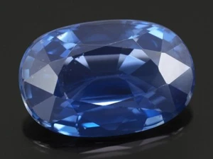 NATURAL MINE - OVAL RICH BLUE CEYLON SAPPHIRE 1.54 CTS. - Picture 1 of 4