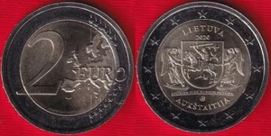 Lithuania 2 euro 2020 "Aukstaitija - Ethnographical Regions" BiMetallic UNC - Picture 1 of 1
